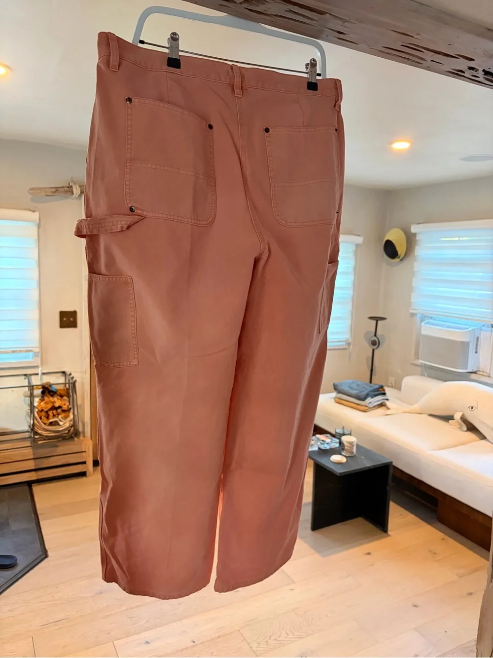 J Crew Wide-Leg Utility Pants in Bright Orange size 32